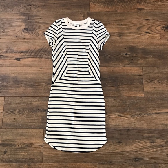 Monteau Dresses & Skirts - ✨Monteau Striped Bodycon Dress Sz XS